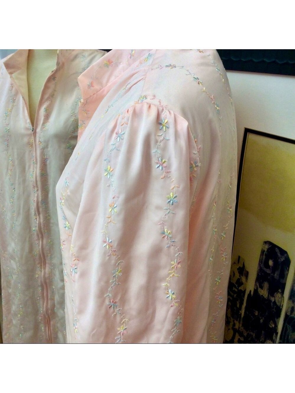 Vintage custom made house coat Robe